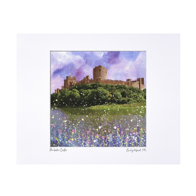 Pembroke Castle - Limited Edition Print with Mount